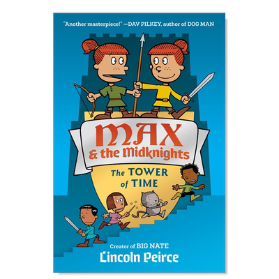 【现货】马克斯和米德克纳特#3 Max And Midknights #3英文儿童绘本原版图书进口书籍Peirce, Lincoln C.