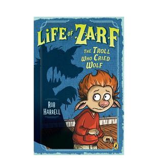 WHO CRIED WOLF英文进口原版 6岁HARRELL 奥林匹斯之兽6TROLL 章节书儿童图书籍3 ROB 预售