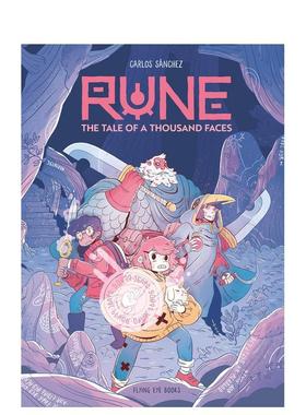 【预售】符文：千面传说Rune: The Tale of a Thousand Faces英文进口原版儿童漫画图书3-6岁Carlos Sánchez