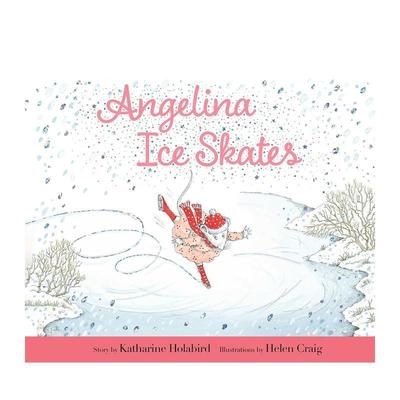 【现货】安吉丽娜滑冰记 Angelina Ice Skates英文进口原版儿童绘本图书Little simon