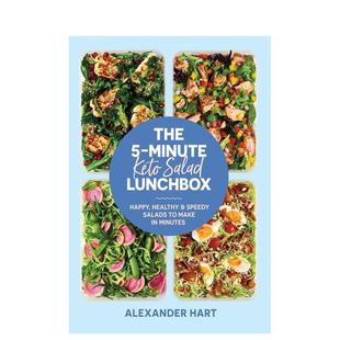 Keto Hart外文正版 餐饮美食图书Alexander 英文进口原版 Lunchbox minute The 分钟生酮便当 预售