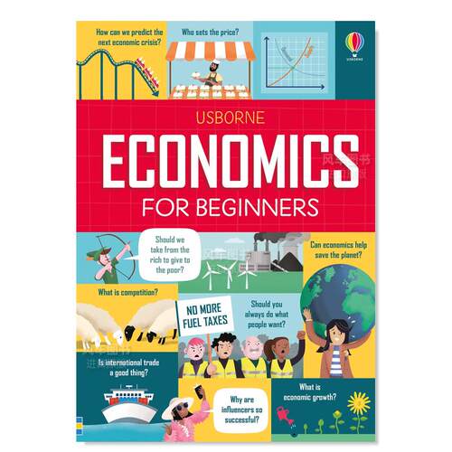 【现货】【少年商学院】经济学 【For Beginners】Economics英文青少年读物原版图书外版进口书籍Andrew Prentice, Lara Bryan, F