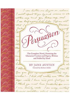 【现货】【信件复刻版】劝导 【Handwritten Classics】Persuasion 英文进口原版世界文学 Jane Austen外文图书