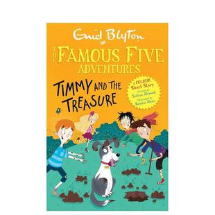 Colour Timmy 现货 Five 英文儿童图书 Blyton 疯狂侦探团：蒂米和宝藏 Short Famous the and Stories Enid Treasure