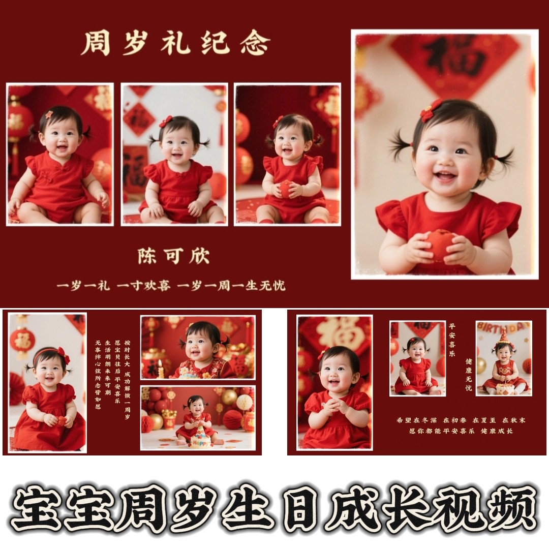 宝宝儿童电子相册制作满月百天宴生日周岁成长历程照片高清MV视频,商务/设计服务,FLASH/动画制作,淘宝优惠券,粉丝福利购,淘宝优惠卷