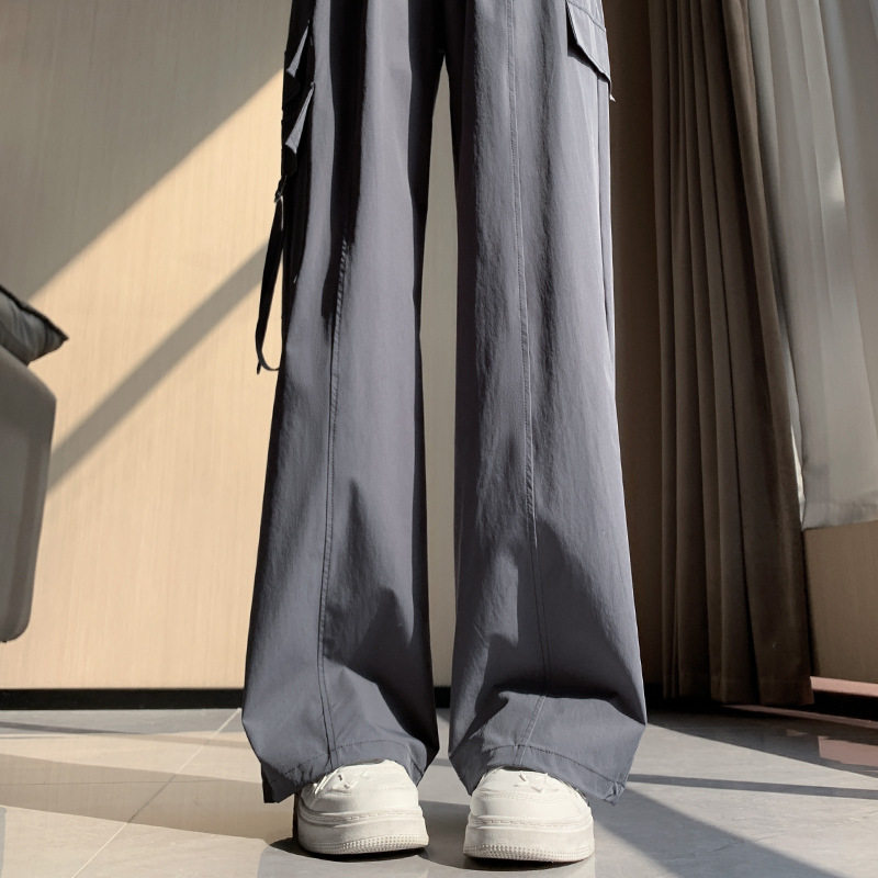 美式速干工装裤女新款春夏薄款休闲降落伞登山冲锋阔腿运动裤,女装/女士精品,休闲裤,淘宝优惠券,粉丝福利购,淘宝优惠卷