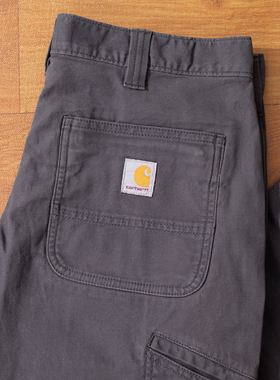 现货正品Carhartt 102802卡哈特主线水洗双膝帆布伐木休闲工装裤
