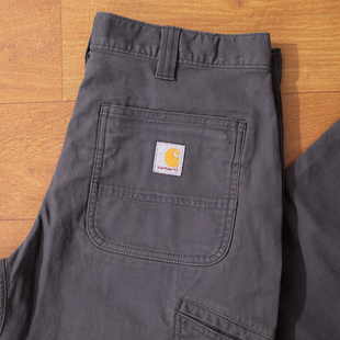 现货正品Carhartt 102802卡哈特主线水洗双膝帆布伐木休闲工装裤