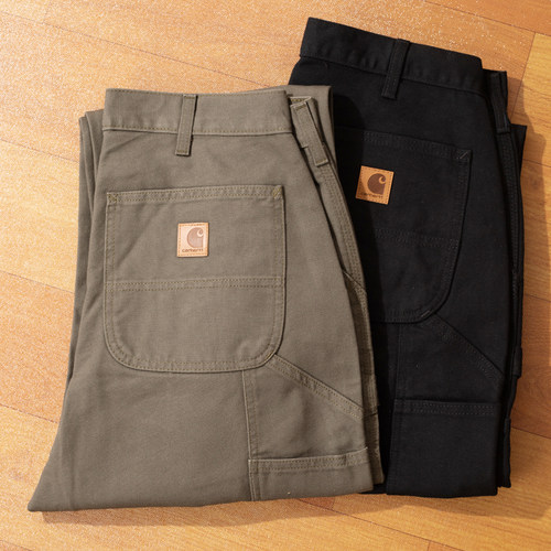 Carhartt卡哈特B11重磅帆布多口袋工装裤美式复古宽松直筒伐木裤
