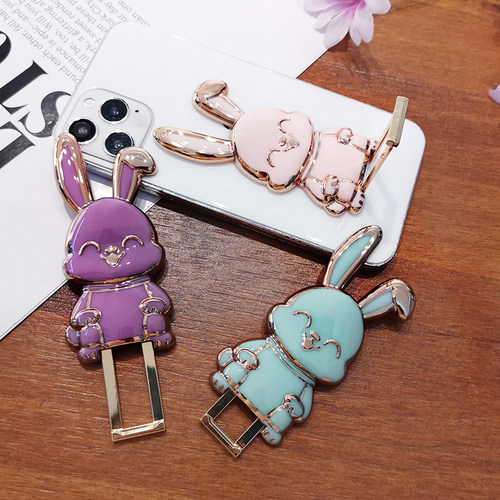 电镀小兔拉杆支架0105