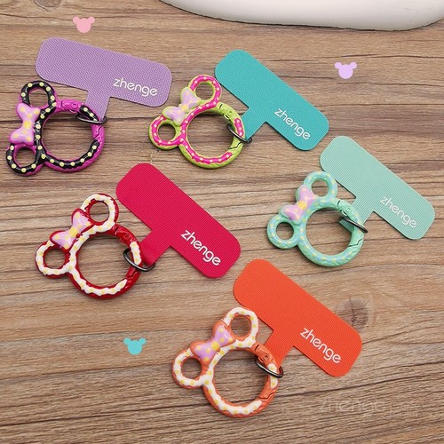 手机挂绳夹片ins卡通可爱米妮