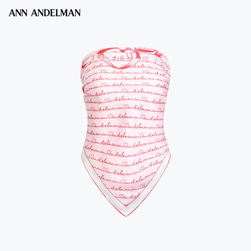 ANN ANDELMAN优雅丝巾时尚配饰方形粉色高颜值披肩方巾
