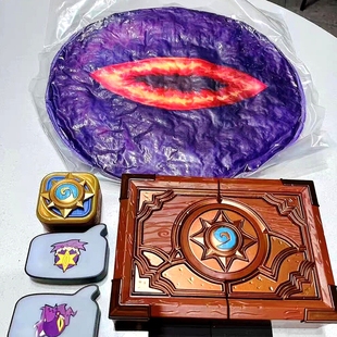 必胜客炉石传说键盘帽手办摆件玩具联名周边蓝牙音箱冰箱贴收纳盒