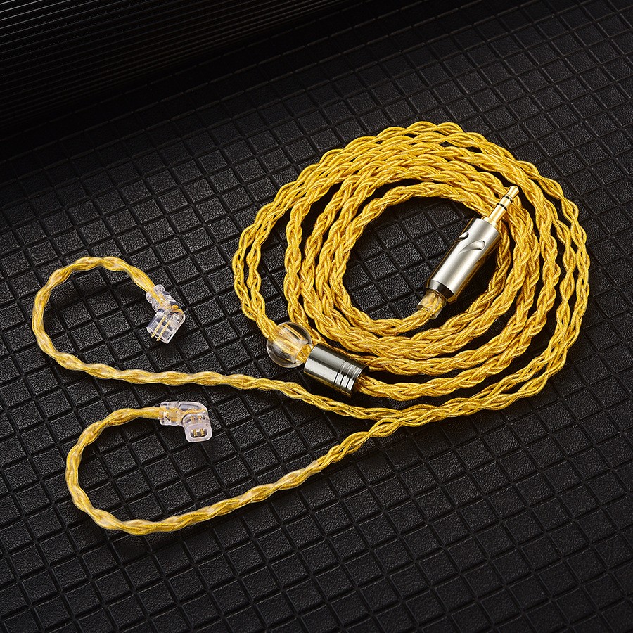 发烧混编镀银耳机线材适用于KZ TRN CCA QDC 0.78 0.75 S C款通用