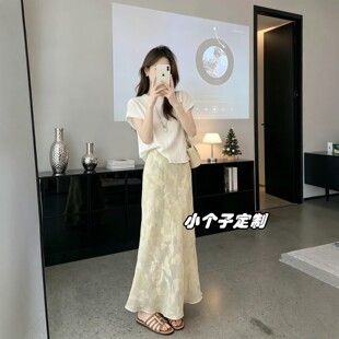 适合150小个子女装穿搭一整套2026新款巨好看半身裙两件套装女夏