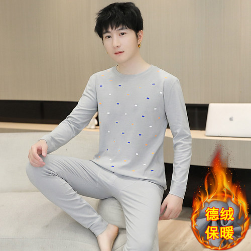 青少年秋衣秋裤套装大童长袖T恤