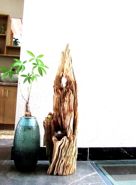 千年胡杨风化老木原木随形根艺摆件自然禅意艺术创意家居收藏饰品