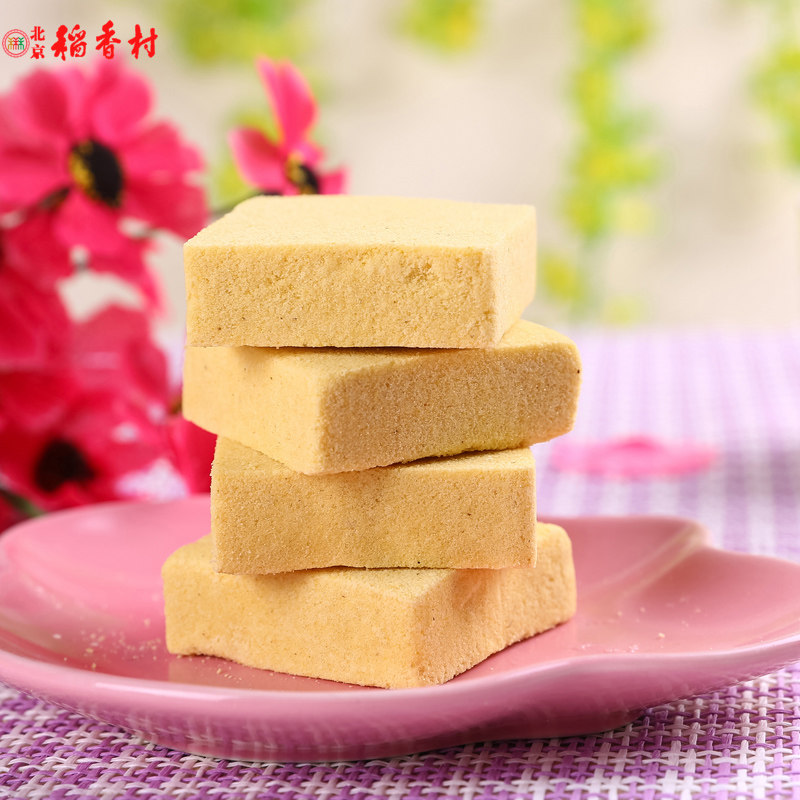 北京特产北京稻香村绿豆糕400克 1袋 bbaaufec