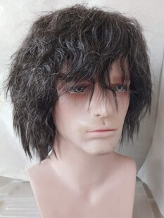 成人表演cos道具化妆舞会 乞丐假发疯子万圣节蓬乱狂人野人假发