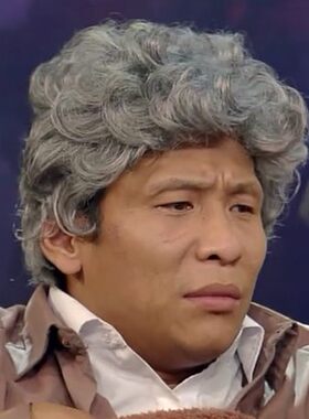 花白假发 女短卷发宋小宝同款道具老人假发 表演老太太老爷爷包邮
