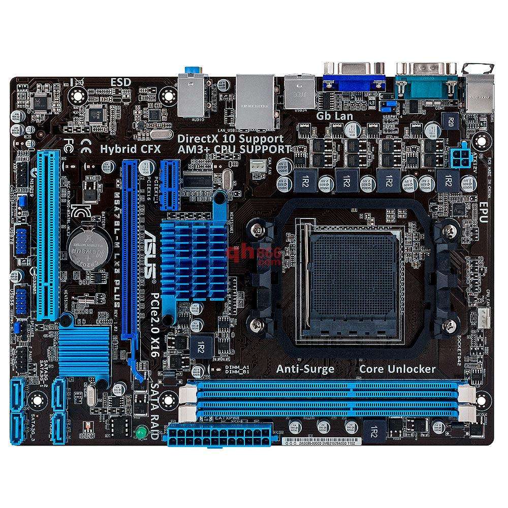 Asus/华硕 M5A78L-M LX3 PLUS 主板千兆网口集成显卡四核特价