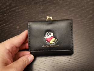 日单三折短钱包,多卡位,零钱现钞整齐收纳,米菲/蜡笔小新