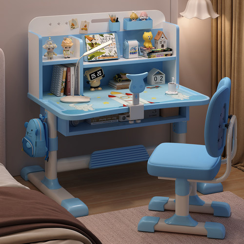 儿童学习桌新款书桌小学生课桌椅套装家用桌子写作业书桌可升降