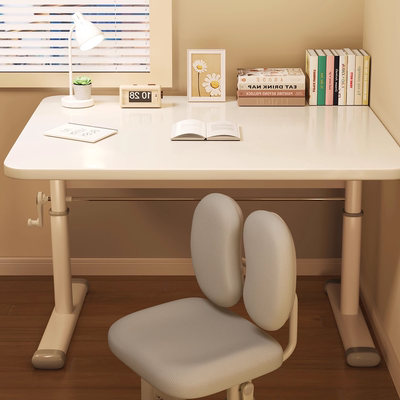 2025新款儿童学习桌小学生家用书桌升降桌椅套装简易写字专用桌子