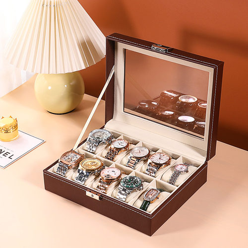 女士大容量手表收纳盒展示盒