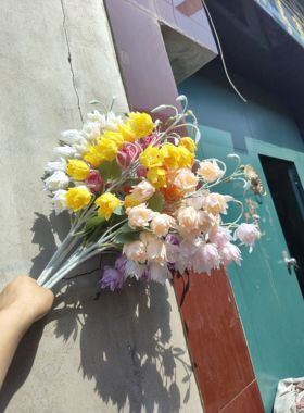 仿真花假花摆设客厅餐桌装饰花束摆件花艺摆设花艺摆设花艺摆设花