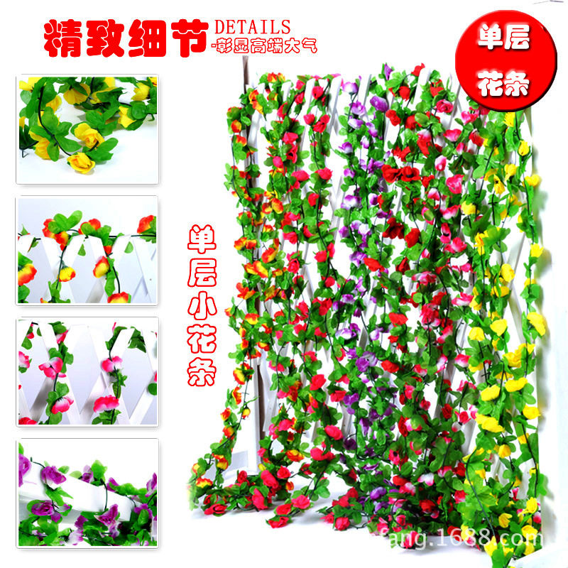 仿真长条房顶管道假花