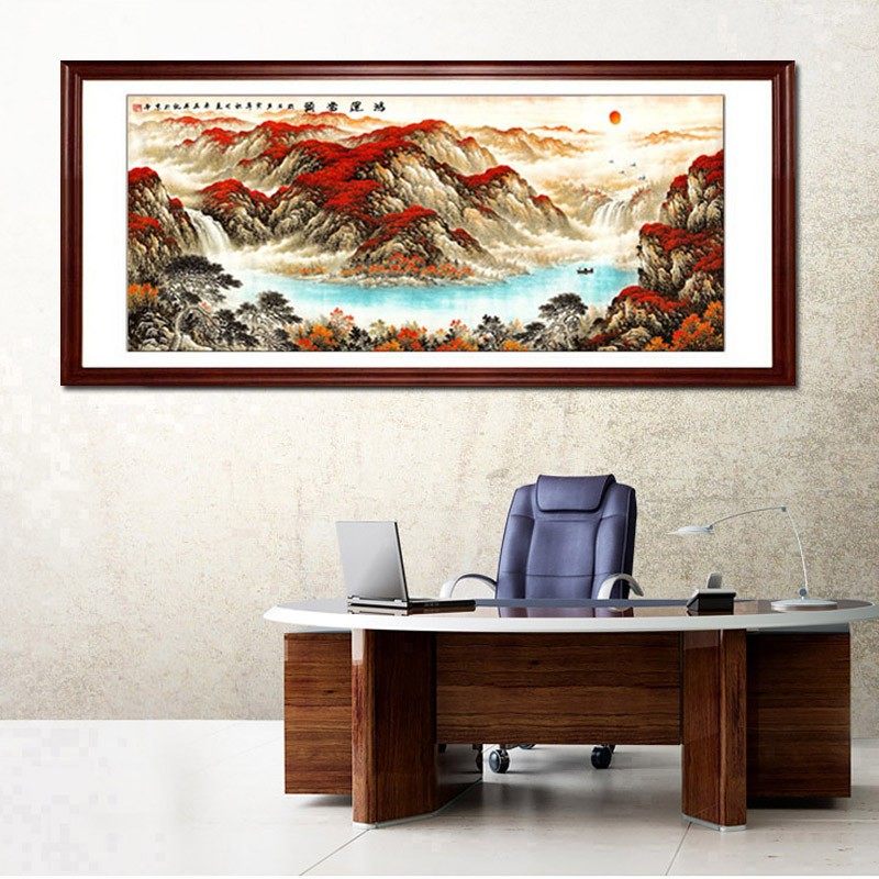 客厅挂画装饰画办公室字画