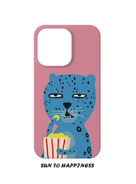 创意粉色搞怪爆米花适用苹果16PROMAX手机壳菲林iphone15plus二合一硬壳13mini14日韩可爱治愈动漫小清新情侣