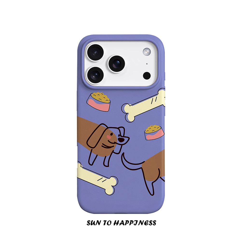 原创可爱腊肠狗适用苹果17PROMAX菲林手机壳iphone16plus软壳15趣味卡通萌宠14日韩紫治愈简约全包华为二合一,3C数码配件,手机保护套/壳,淘宝优惠券,粉丝福利购,淘宝优惠卷