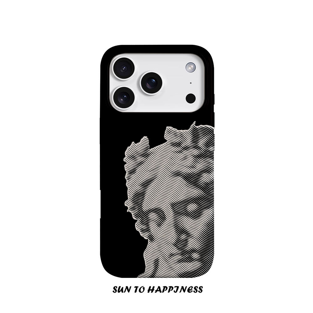 原创希腊女神雕像艺术适用苹果17PROMAX菲林手机壳iphone16plus软壳15高级时尚14黑色欧美简约全包华为二合一