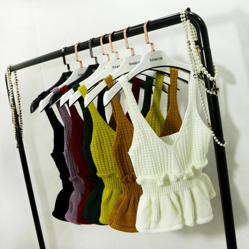 summer new pattern Lotus leaf Sweater camisole vest Korean Edition have cash less than that is registered in the accounts Self cultivation Versatile sweater Vest jacketin the Women's clothing/Boutique , Wool sweater  category - from Buy2taobao.com to provide professional Taobao agent buy service