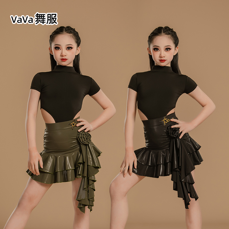 vava专业拉丁舞练习演出比赛服高光女儿童高端赛事训练功舞蹈服装