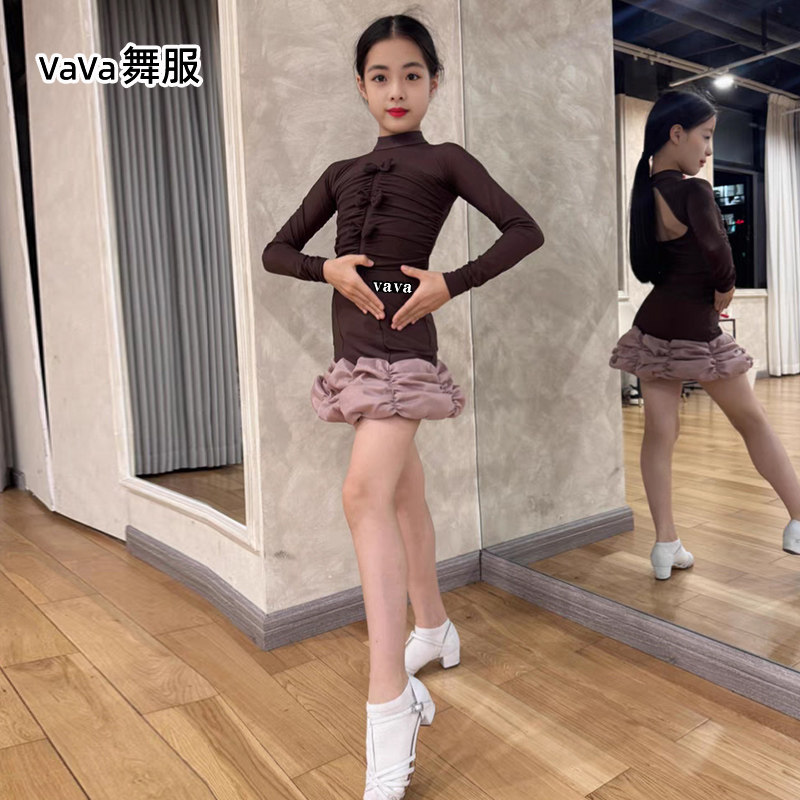 高档2025新款拉丁舞服女童无儿童演出服
