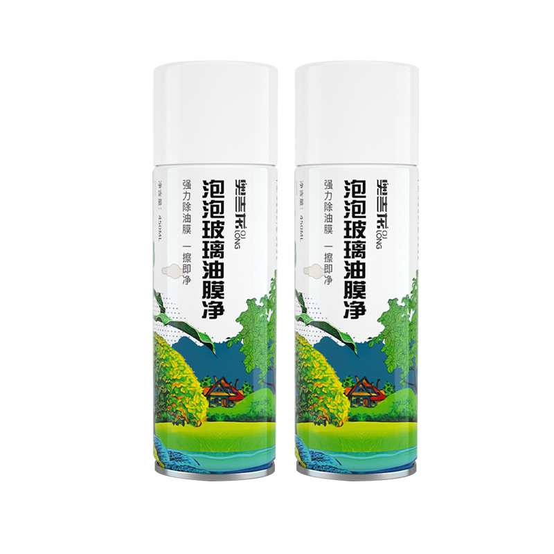 奥吉龙泡泡玻璃油膜净清洗剂汽车前挡风玻璃油膜去除剂玻璃清洁剂