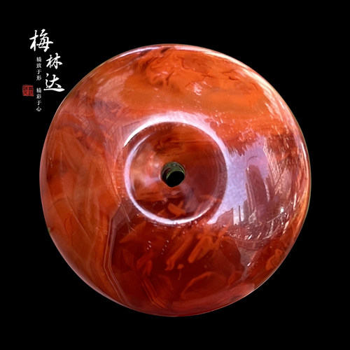 梅林达旗舰店天然南红玛瑙吊坠