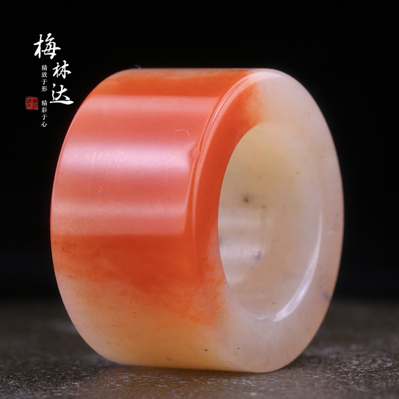 梅林达旗舰店天然南红玛瑙戒指