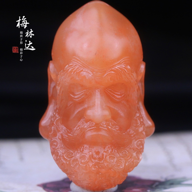 梅林达旗舰店天然南红玛瑙吊坠