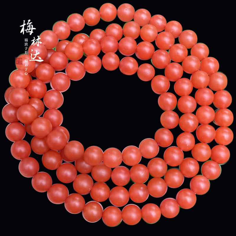 梅林达旗舰店天然南红玛瑙手串