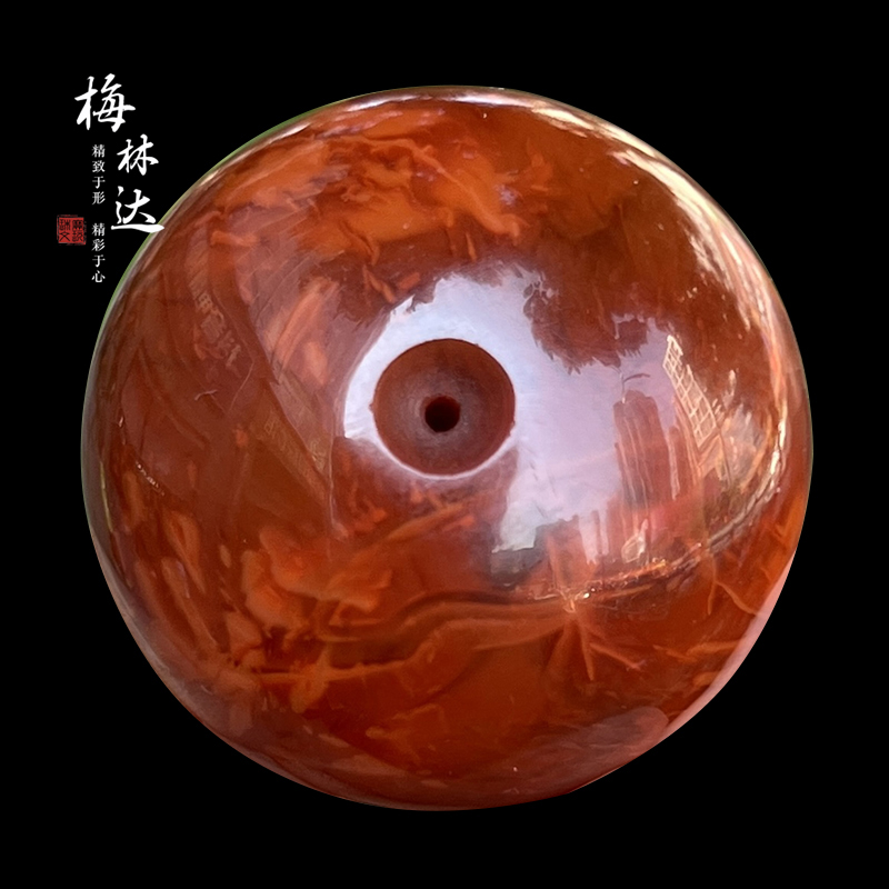 梅林达旗舰店天然南红玛瑙吊坠