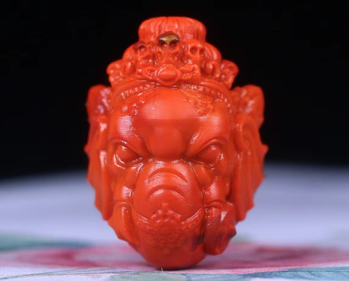 Melinda/梅林达【天鼓】天然南红玛瑙苏工精雕收藏级背云吉祥吉象