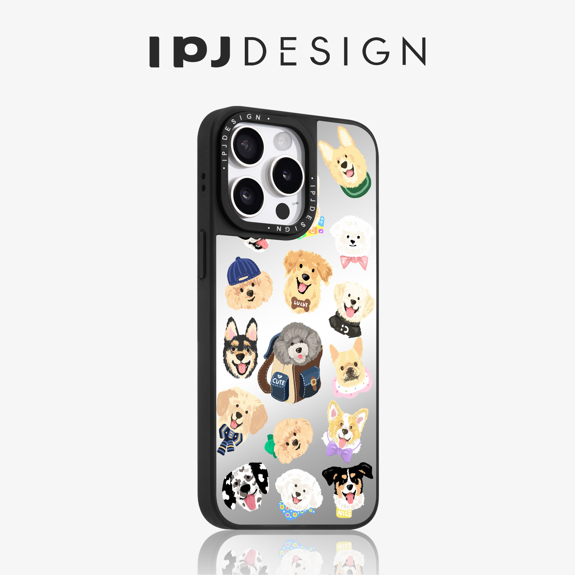 IPJ超萌狗狗满屏头像镜面磁吸手机壳17适用于iphone16promax苹果15PRO手机壳13卡通14套12小众防摔,3C数码配件,手机保护套/壳,淘宝优惠券,粉丝福利购,淘宝优惠卷