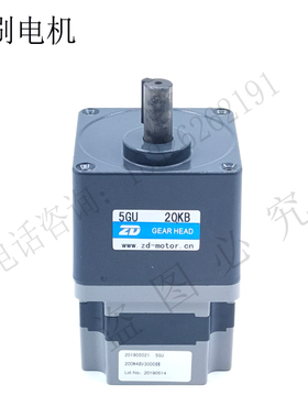 200W直流减速电机Z5BLD200-24GU-5GU100KB流水线设备专用无刷马达