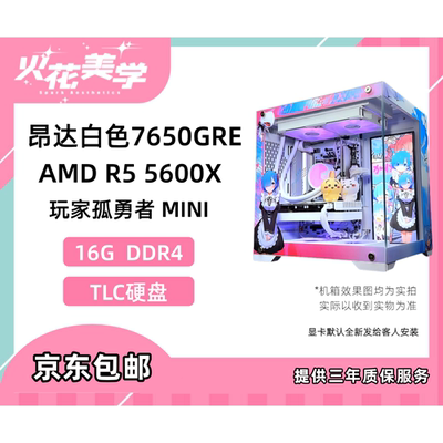 4000元定制主机 AMD5600X 7650GRE DIY游戏电脑主机整机