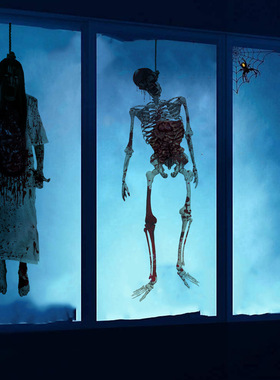 万圣节恐怖吊死鬼3d立体贴纸