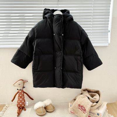 女童羽绒服白鸭绒冬季2025